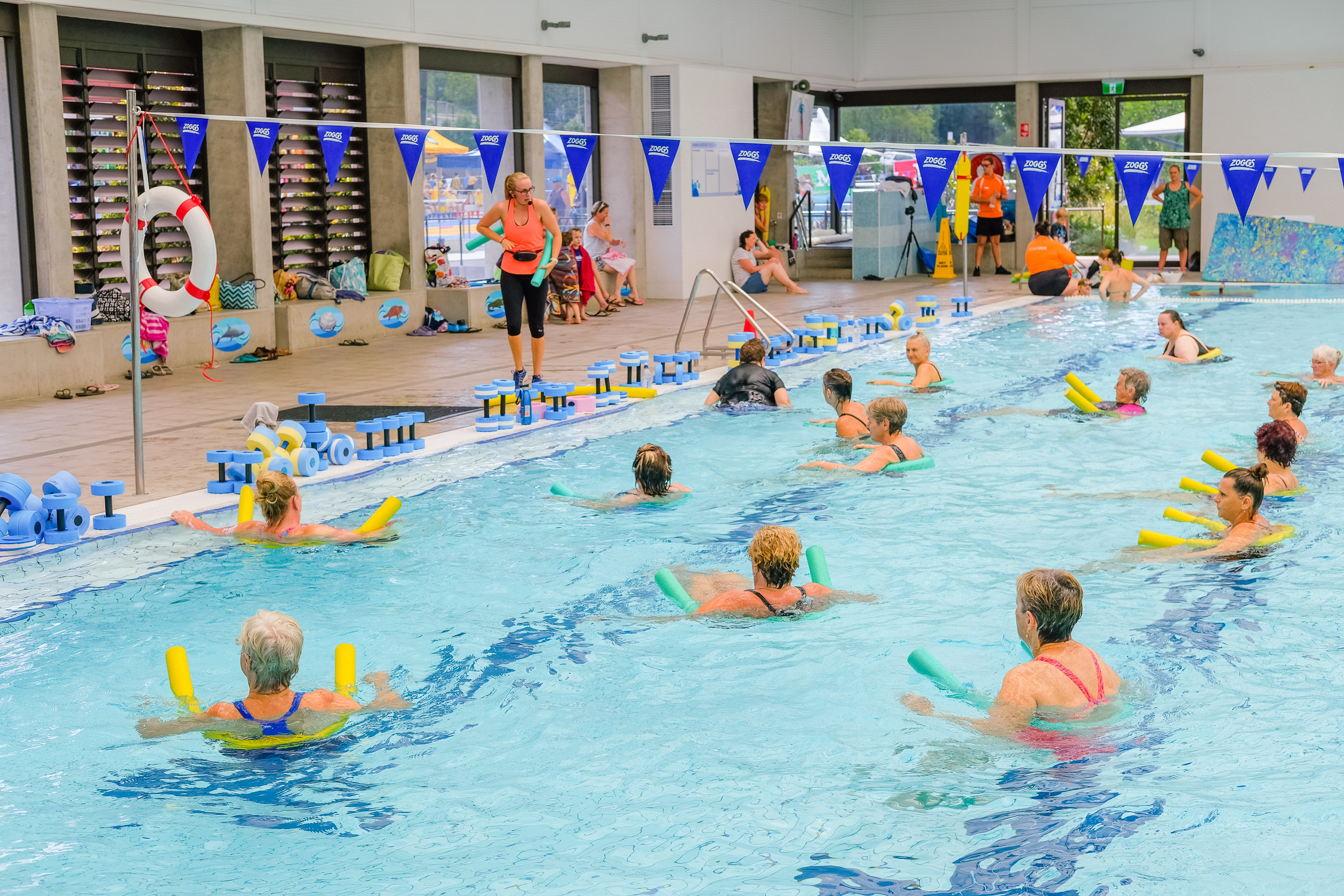 Aqua discount aerobics class